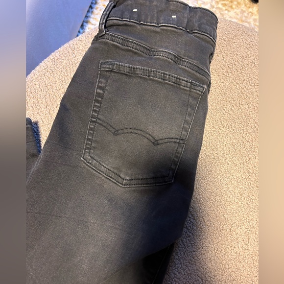 BLACK DENIM FLEX SKINNY JEANS - Picture 2 of 3